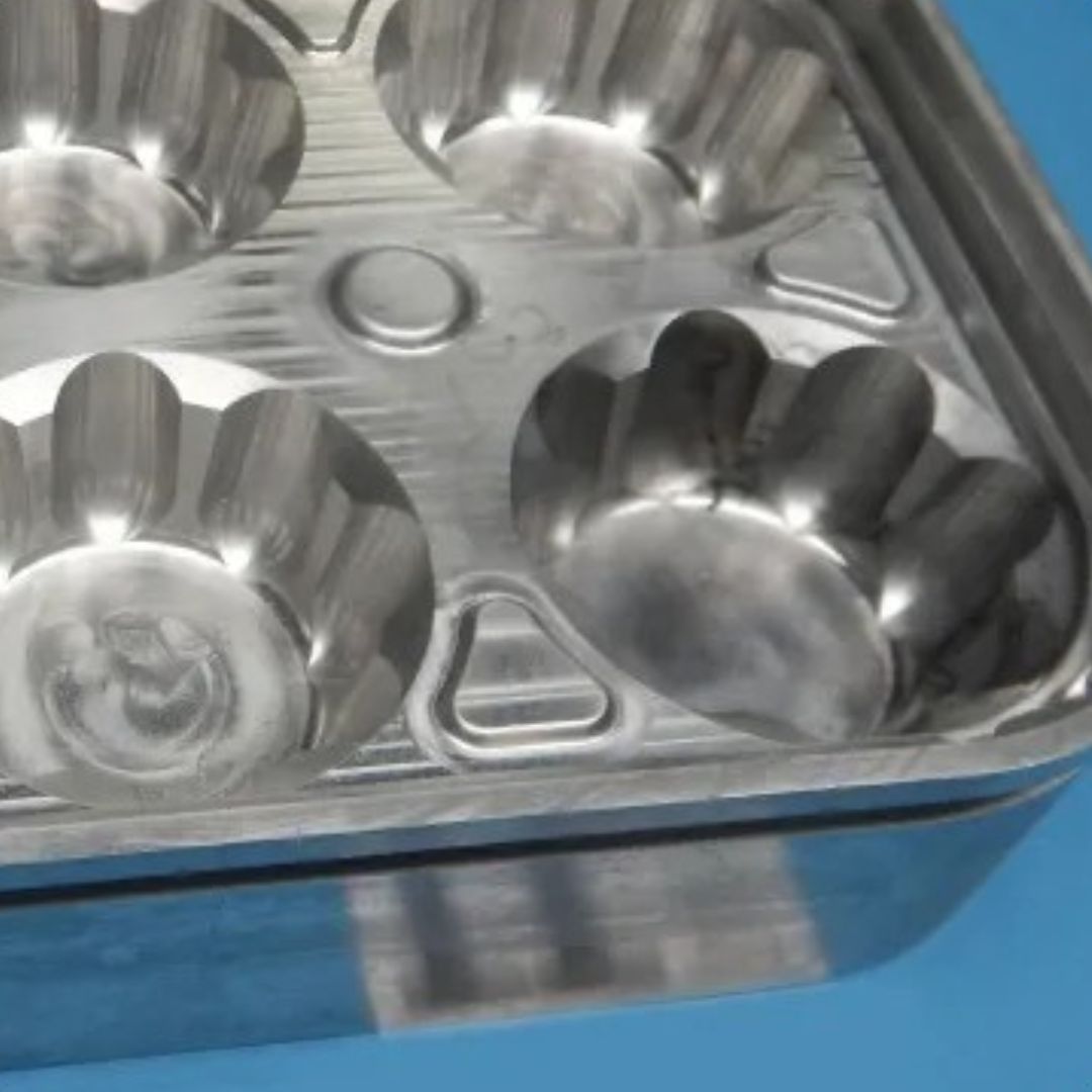 Molded prototype tray with shaped cavities